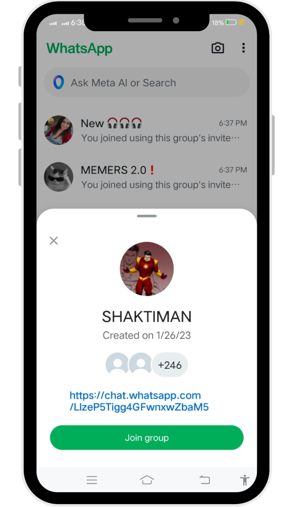 Memes WhatsApp Groups joining